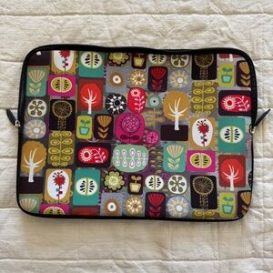 Soft laptop case Mid Century Modern Print